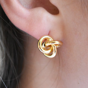 Twisted Stud Earrings