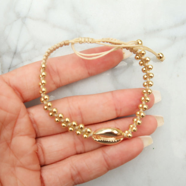Golden Shell Bracelet