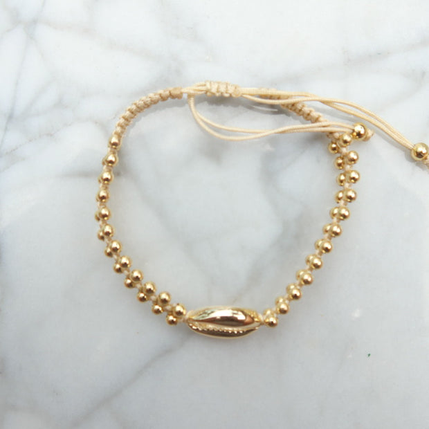 Golden Shell Bracelet