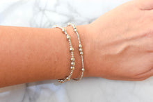 Load image into Gallery viewer, Silver Bubble Bracelets
