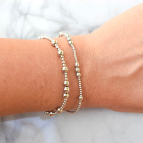 Silver Bubble Bracelets
