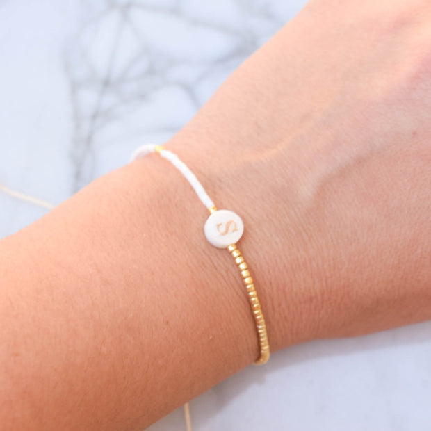 Gold Initial Bracelet