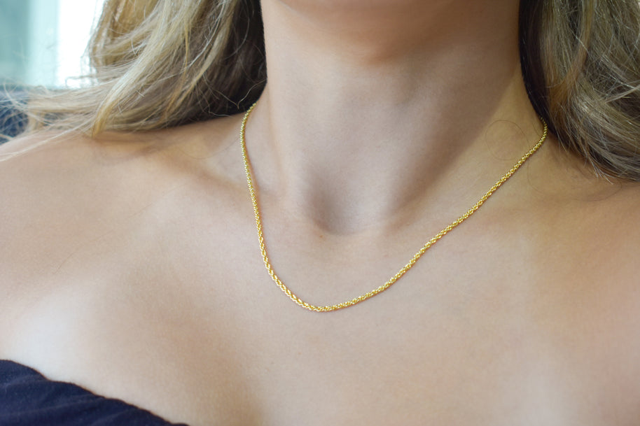 Stay twisted necklace - No Charm