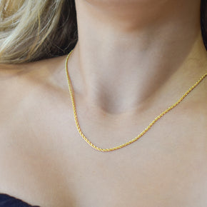 Stay twisted necklace - No Charm