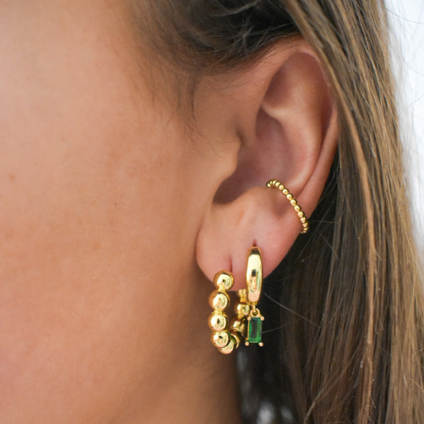 Emerald Earring Set