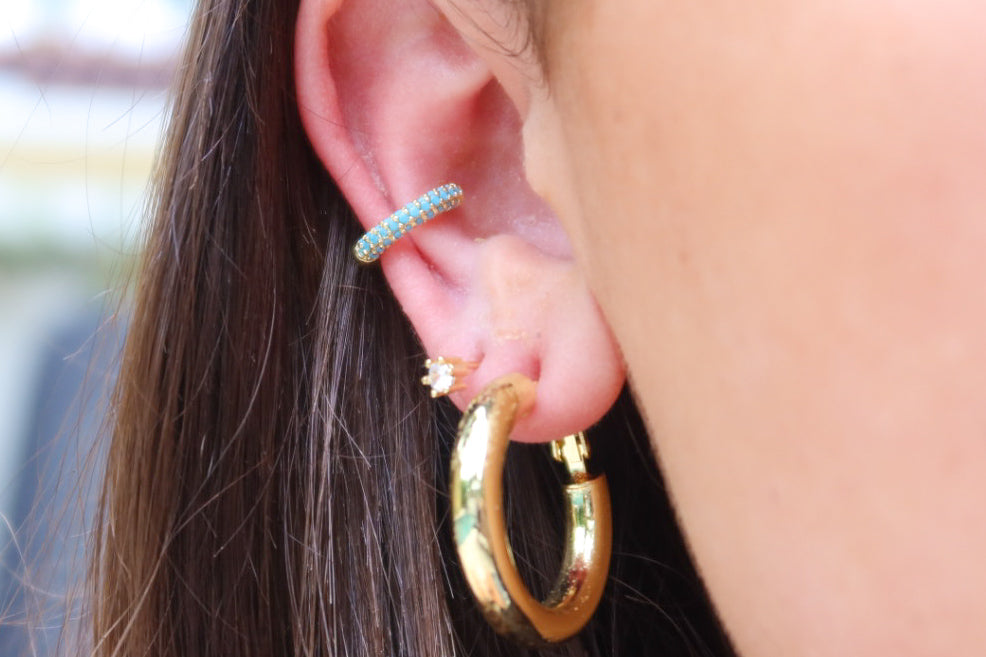 Turquoise Miami Ear Cuffs