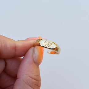 F*** Off Ring Gold