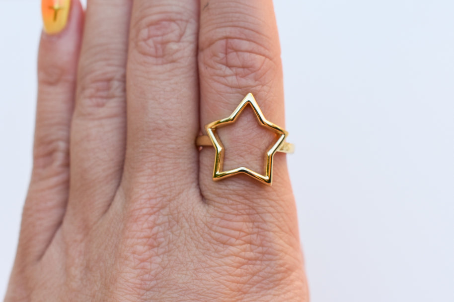 Open Star Ring