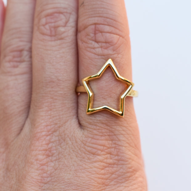 Open Star Ring