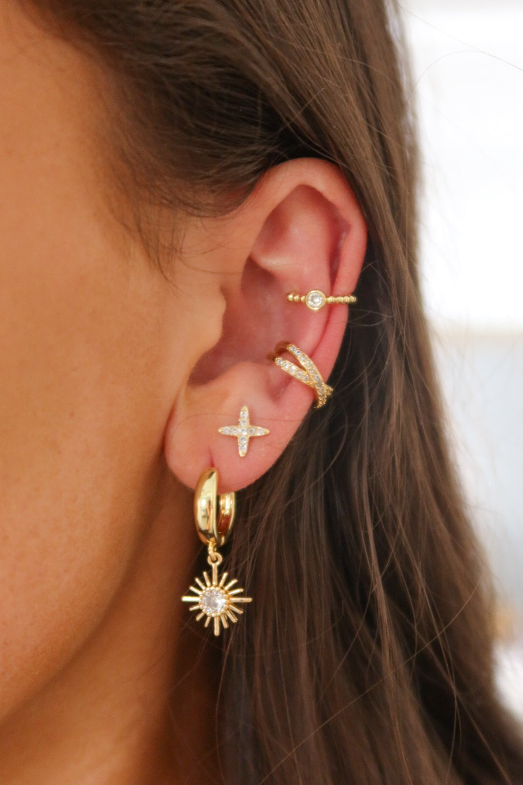 X Gem Ear Cuff – Boardwalk Beads