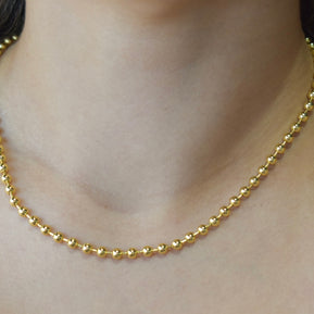 Ball necklace 4mm
