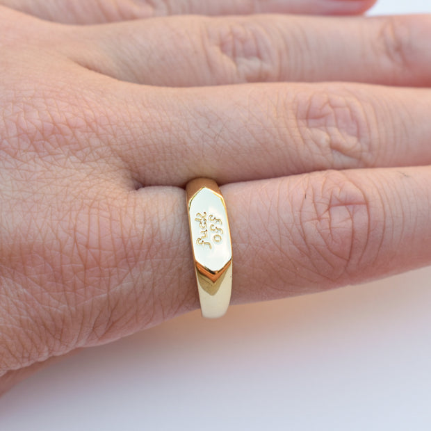 F*** Off Ring Gold