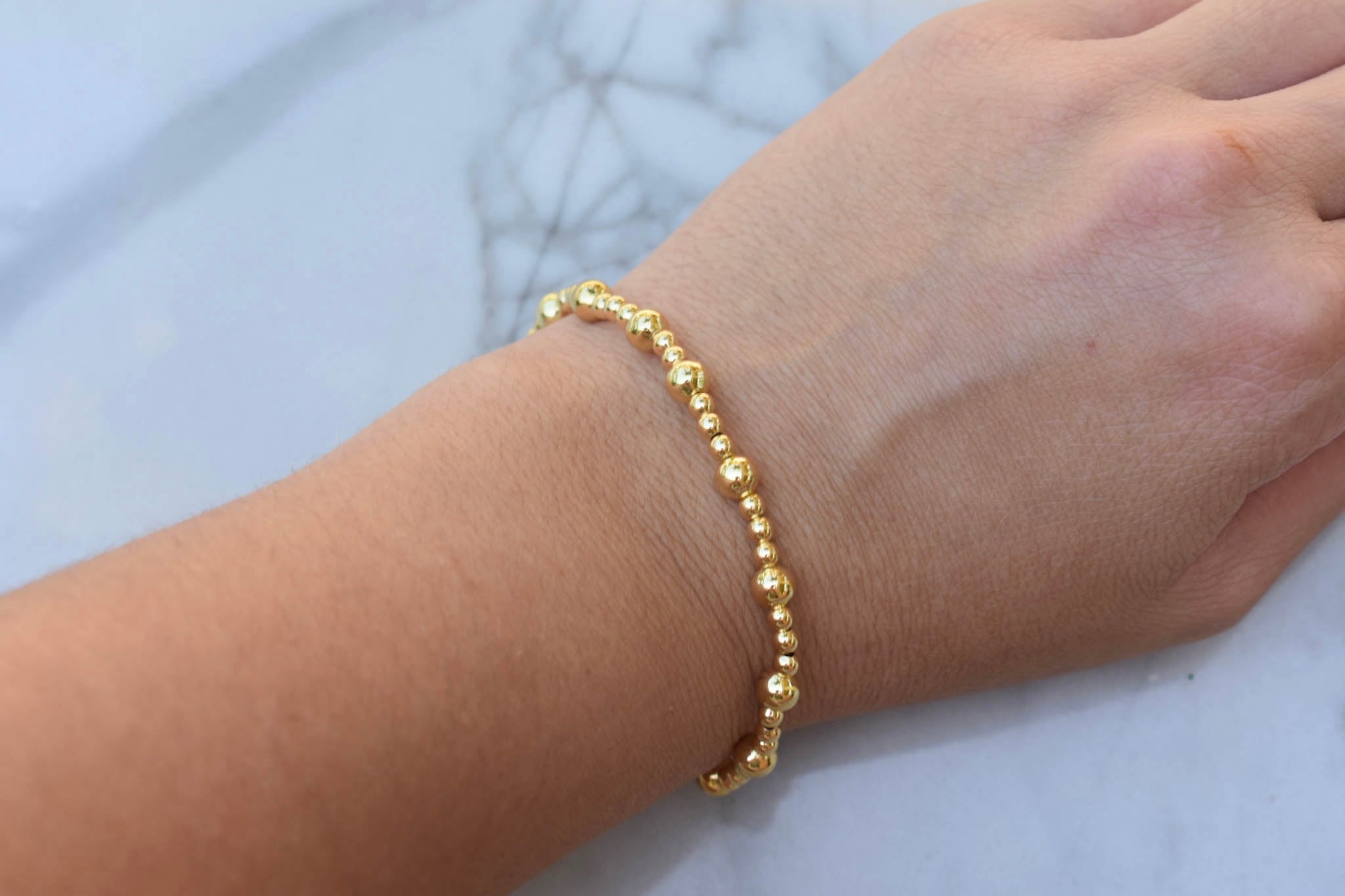 Gold Bubble Bracelet