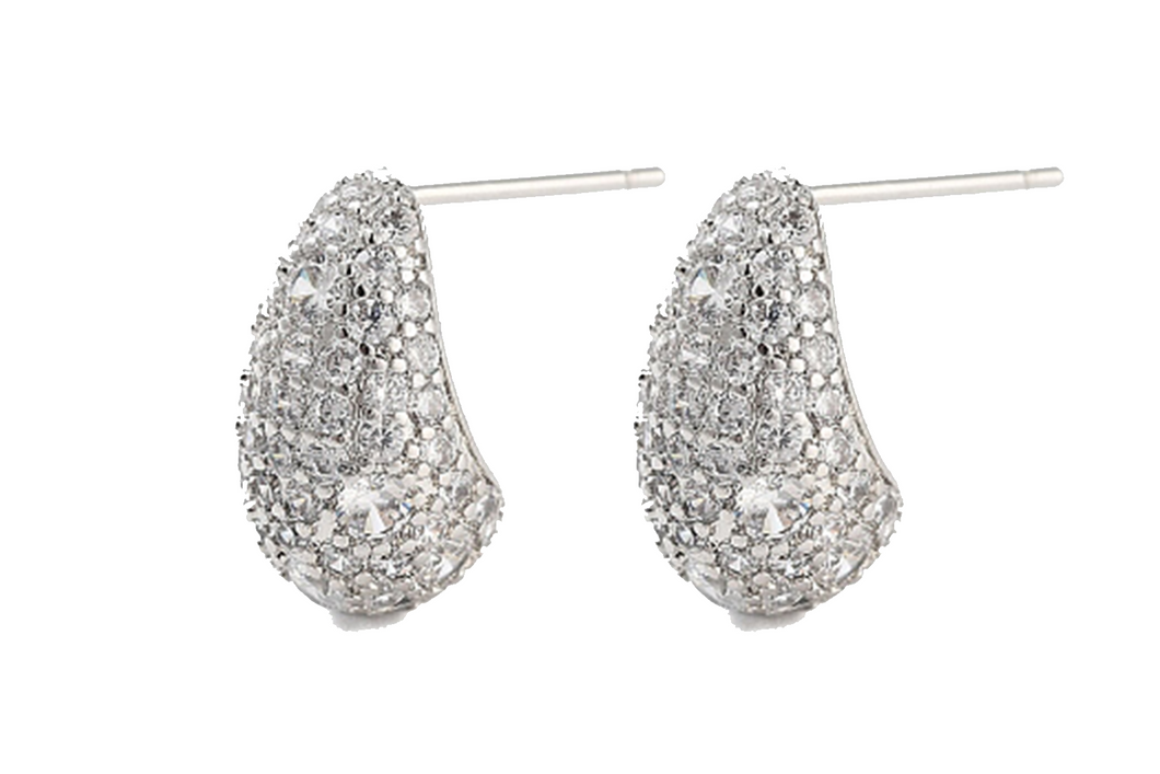 Silver Aurora Earrings