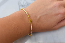 Load image into Gallery viewer, Mini Cross Gold Bracelet

