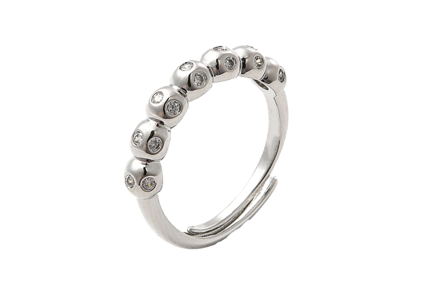 Bubble Ring Silver