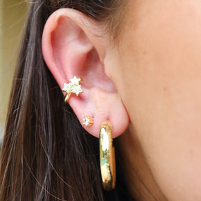 Triple Star Ear Cuff