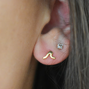 Wave Stud Earrings