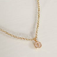 Opal Cross Necklace