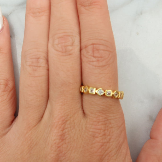 Geo Gem Ring