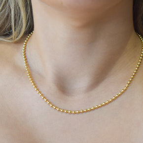 Ball necklace 3mm