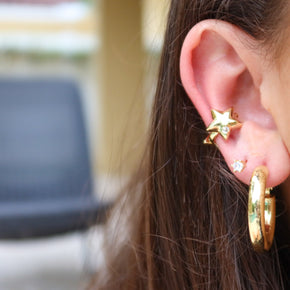 Double Star Ear Cuff