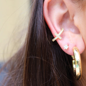 Cross Ear Cuff