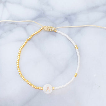 Gold Initial Bracelet