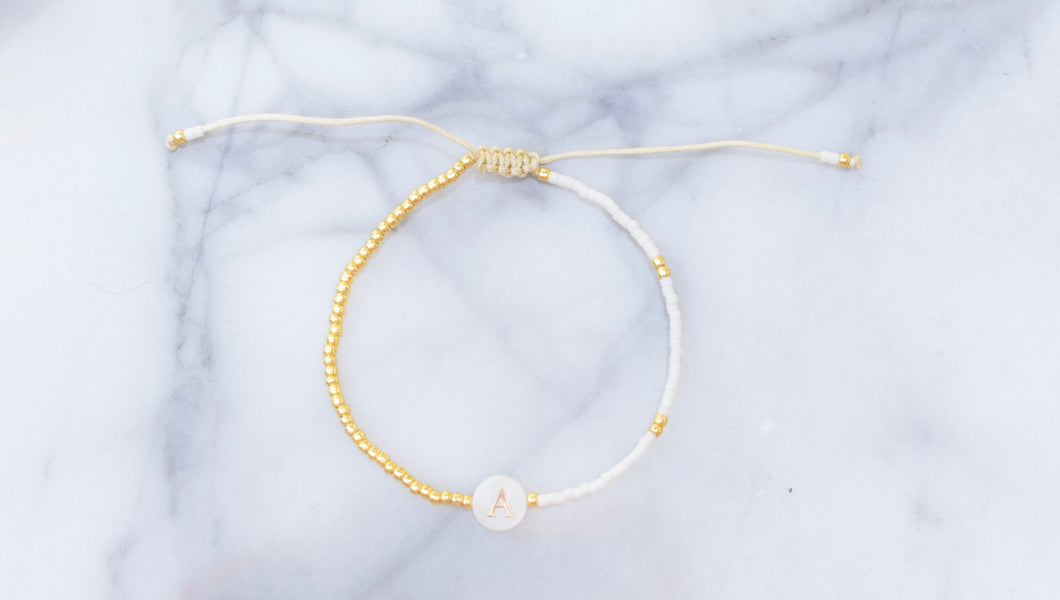 Gold Initial Bracelet