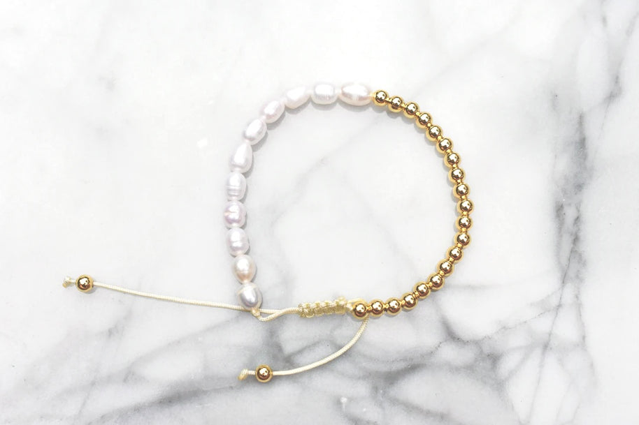 Half Pearl Bracelet