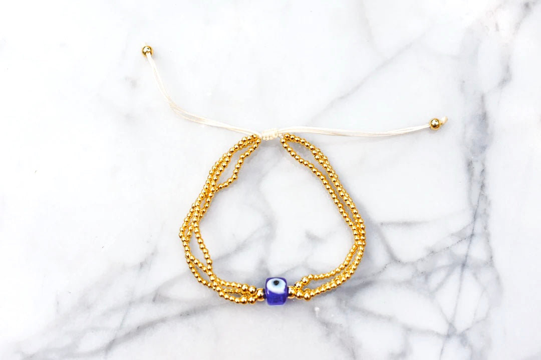 Evil Eye Beaded Bracelet
