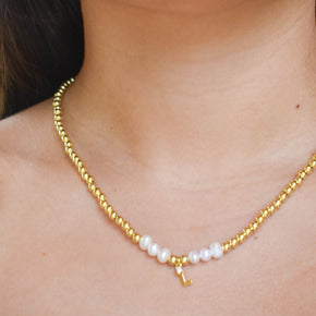 Gold Initial Necklace