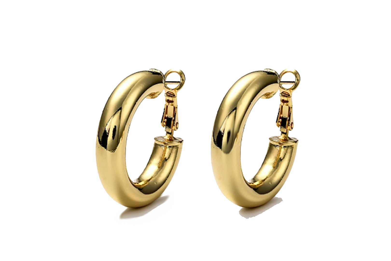 Jumbo Gold Hoops – Boardwalk Beads