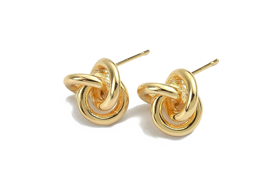 Twisted Stud Earrings