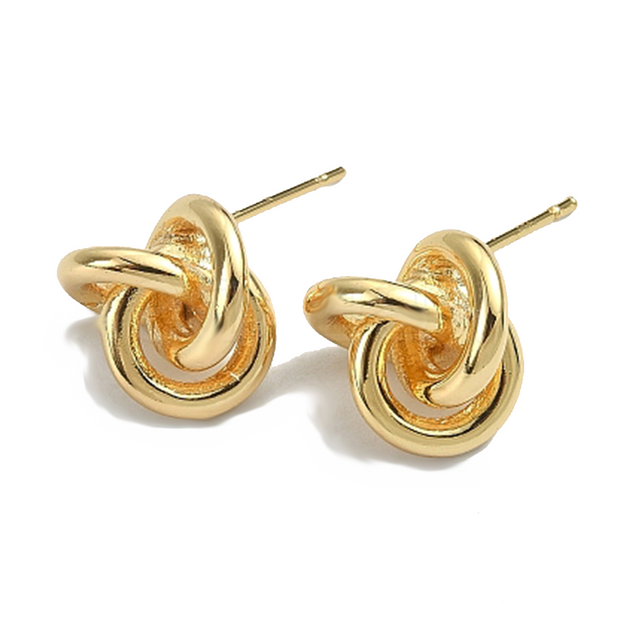 Twisted Stud Earrings