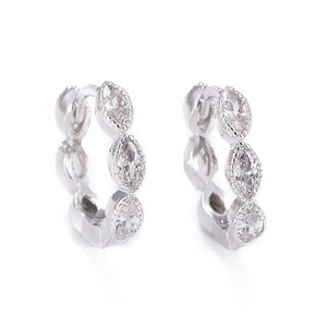 Silver Teardrop Earrings