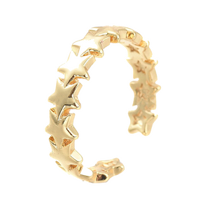 Gold Star Wrap Ring