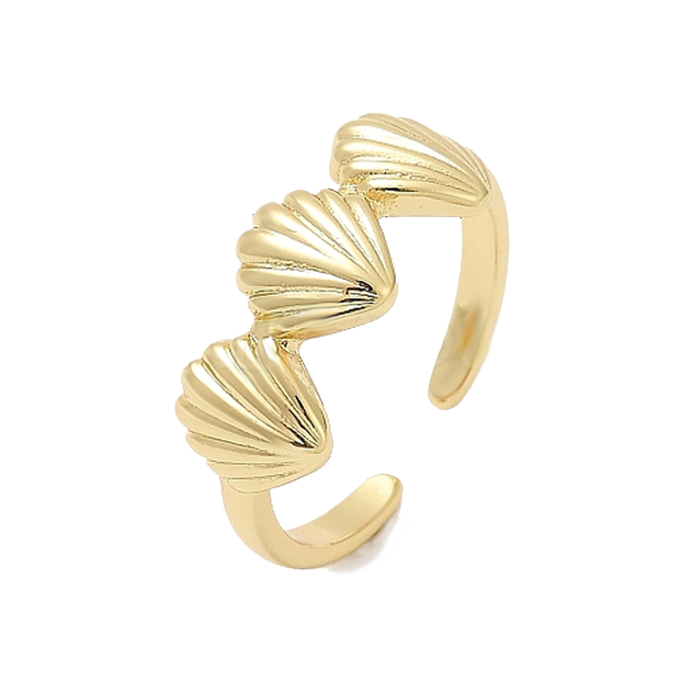 Triple Shell Ring