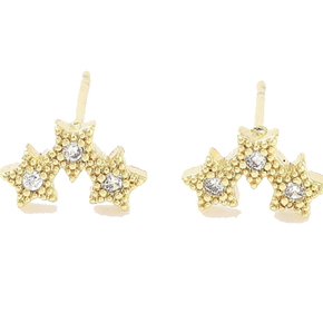 Triple Star Studs