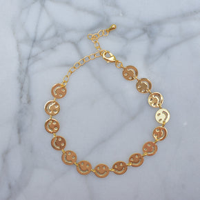 Smiley Chain Bracelet