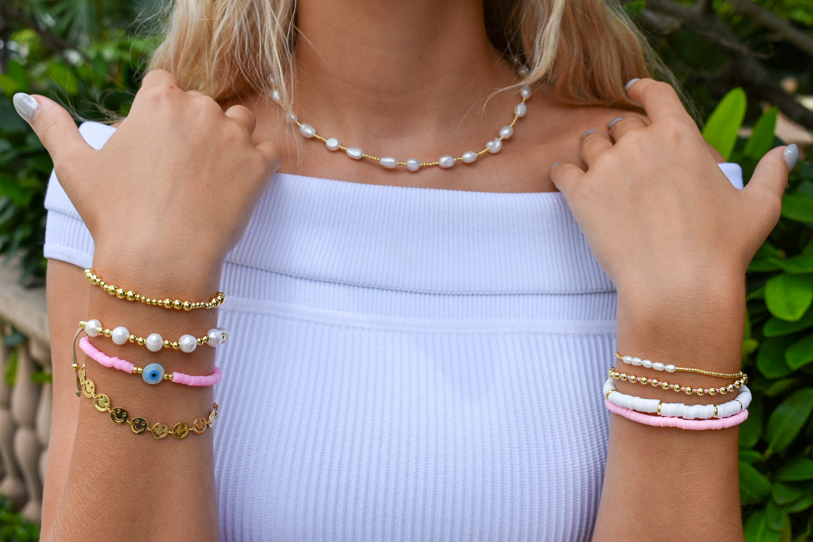 Smiley Chain Bracelet