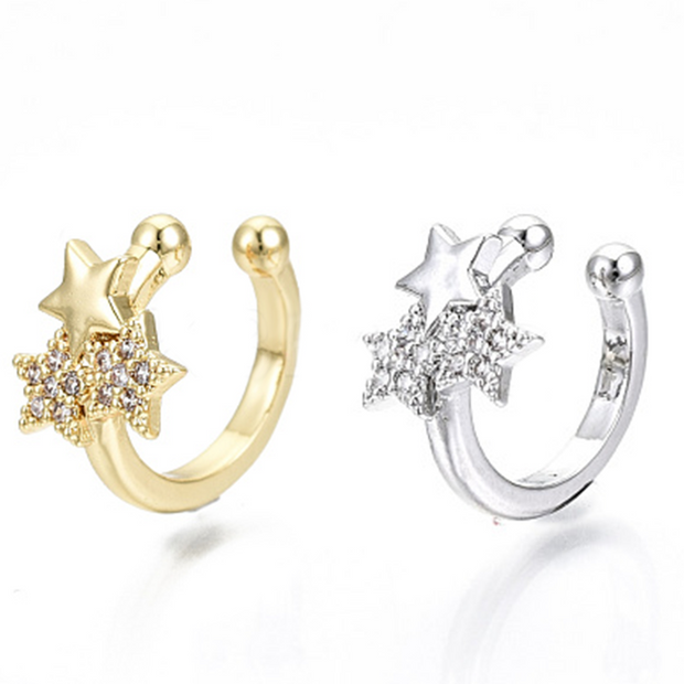 Triple Star Ear Cuff