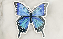 Load image into Gallery viewer, Blue Butterfly sticker
