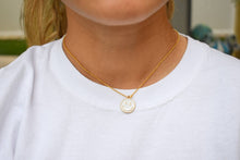 Load image into Gallery viewer, golden smiley face choker
