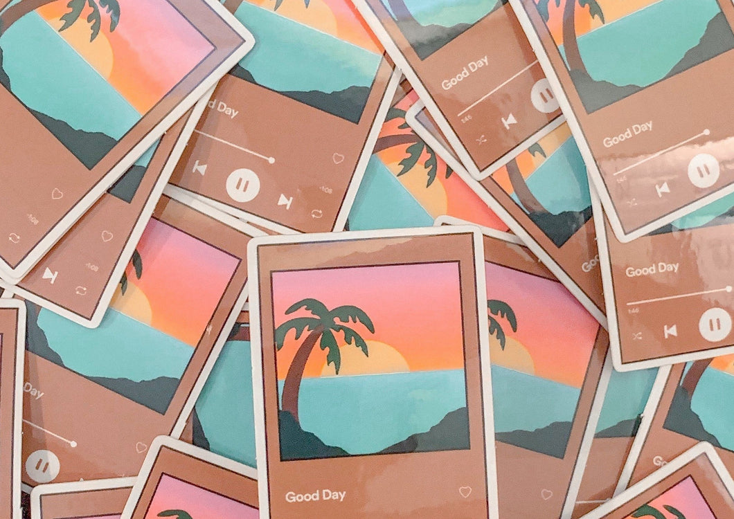 Spotify playlist sticker