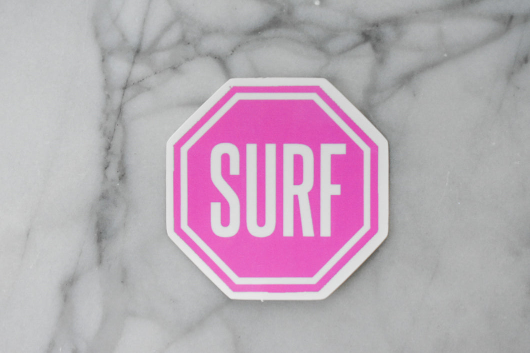 Stop N’ Surf Sticker