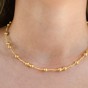 Gold Bubble Necklace