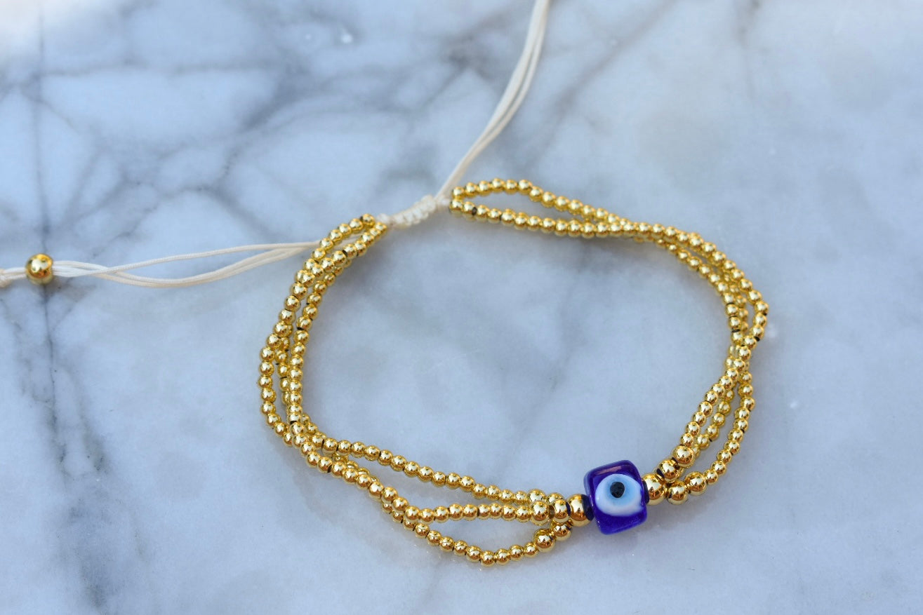 Evil Eye Beaded Bracelet