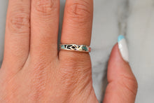 Load image into Gallery viewer, Sterling silver adjustable blue bird ring
