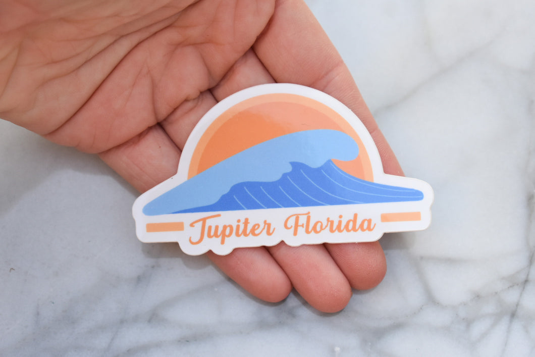 Jupiter Florida Sunrise Sticker